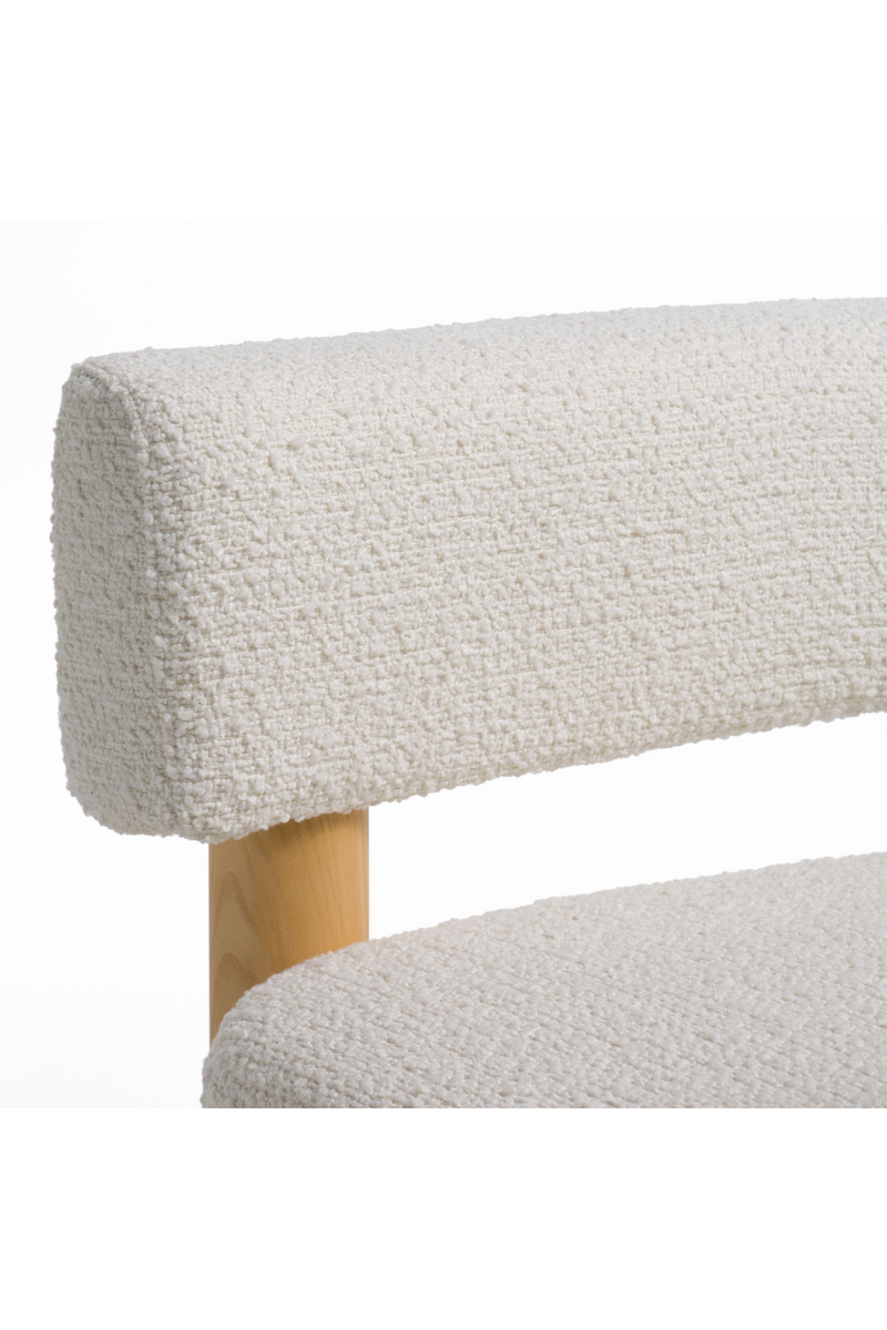 Beech Framed White Accent Chair | OROA Modern Fang | Oroatrade.com