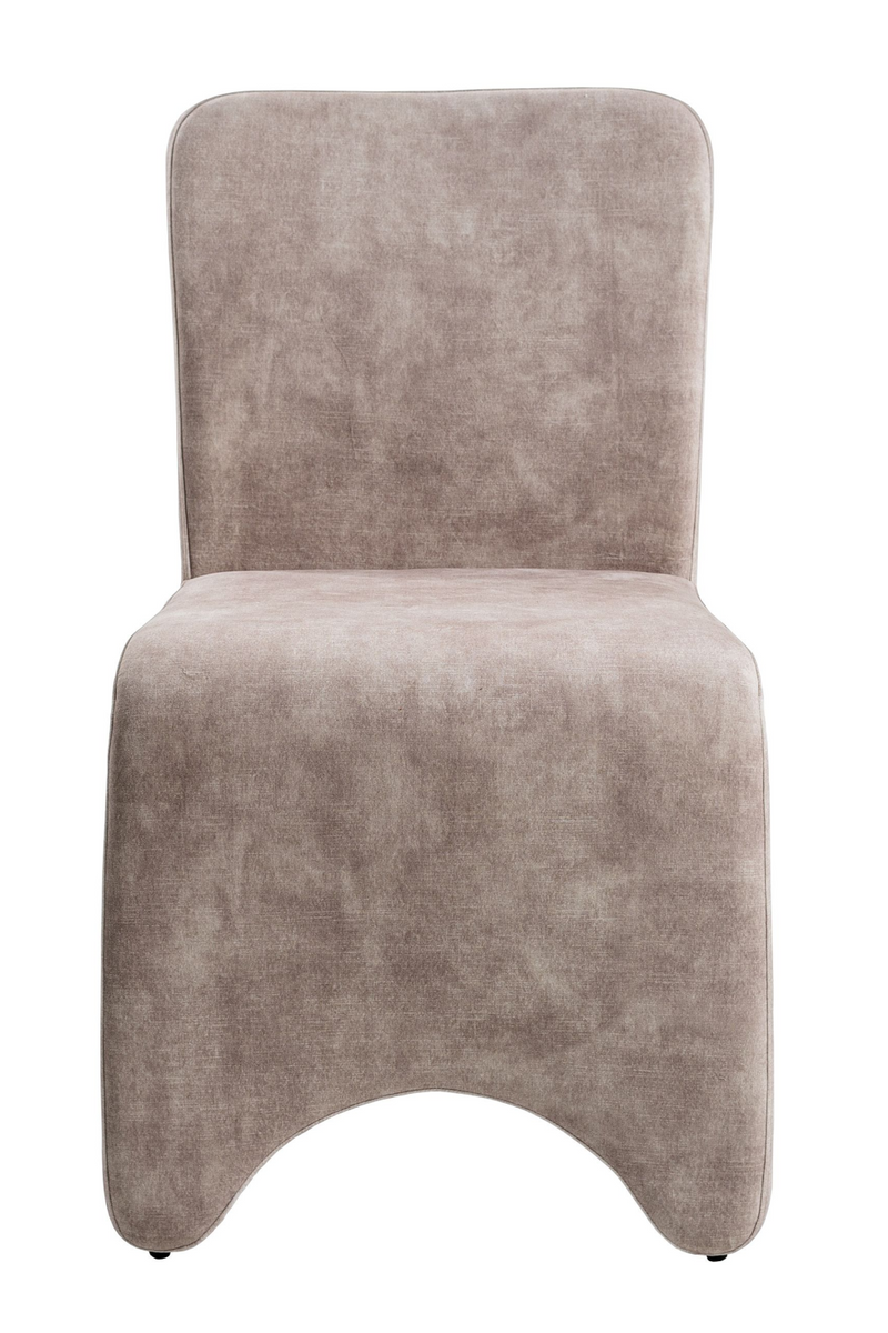 Beige Velvet Dining Chairs (2) | OROA Modern Ditka | Oroatrade.com