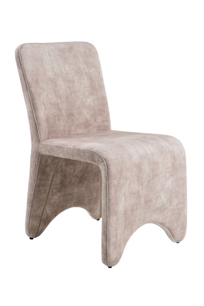Beige Velvet Dining Chairs (2) | OROA Modern Ditka | Oroatrade.com