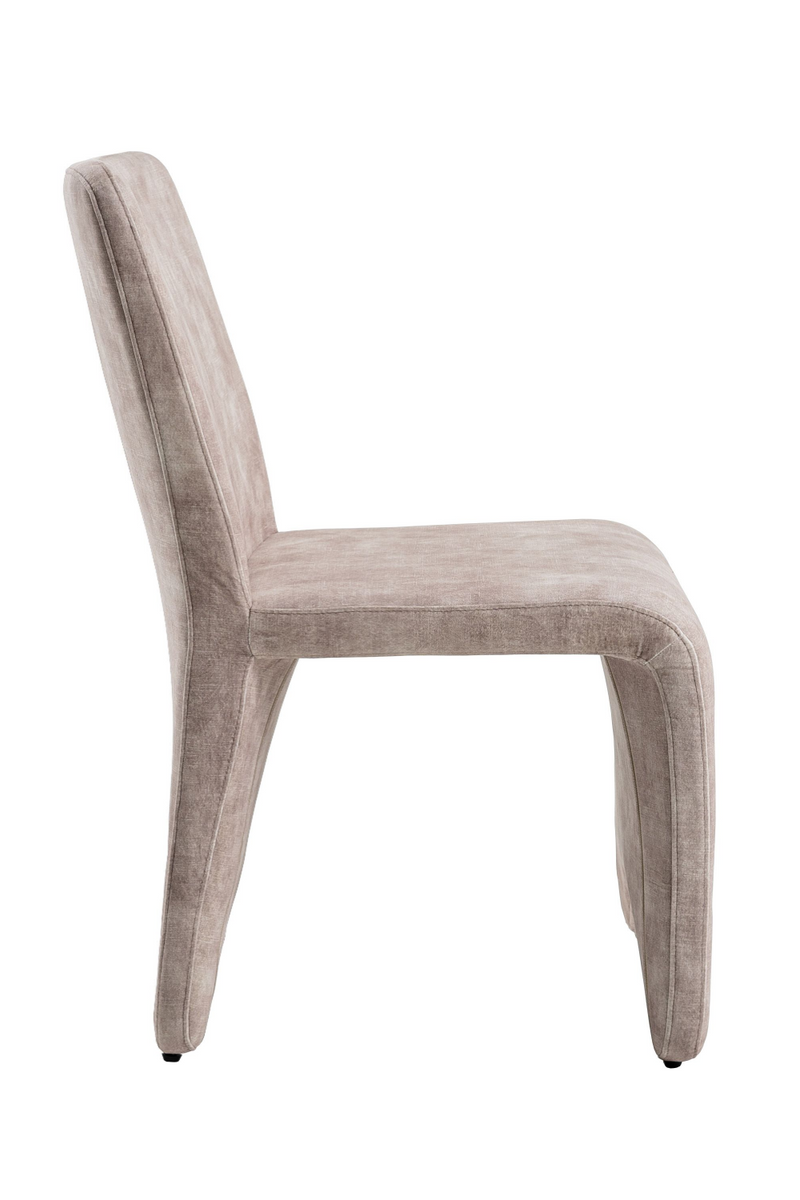 Beige Velvet Dining Chairs (2) | OROA Modern Ditka | Oroatrade.com