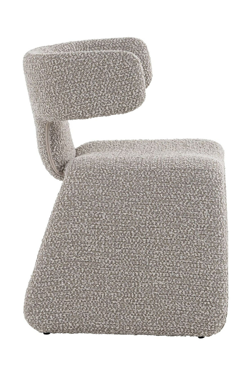 Asymmetrical Fabric Dining Chair | OROA Modern Bergman