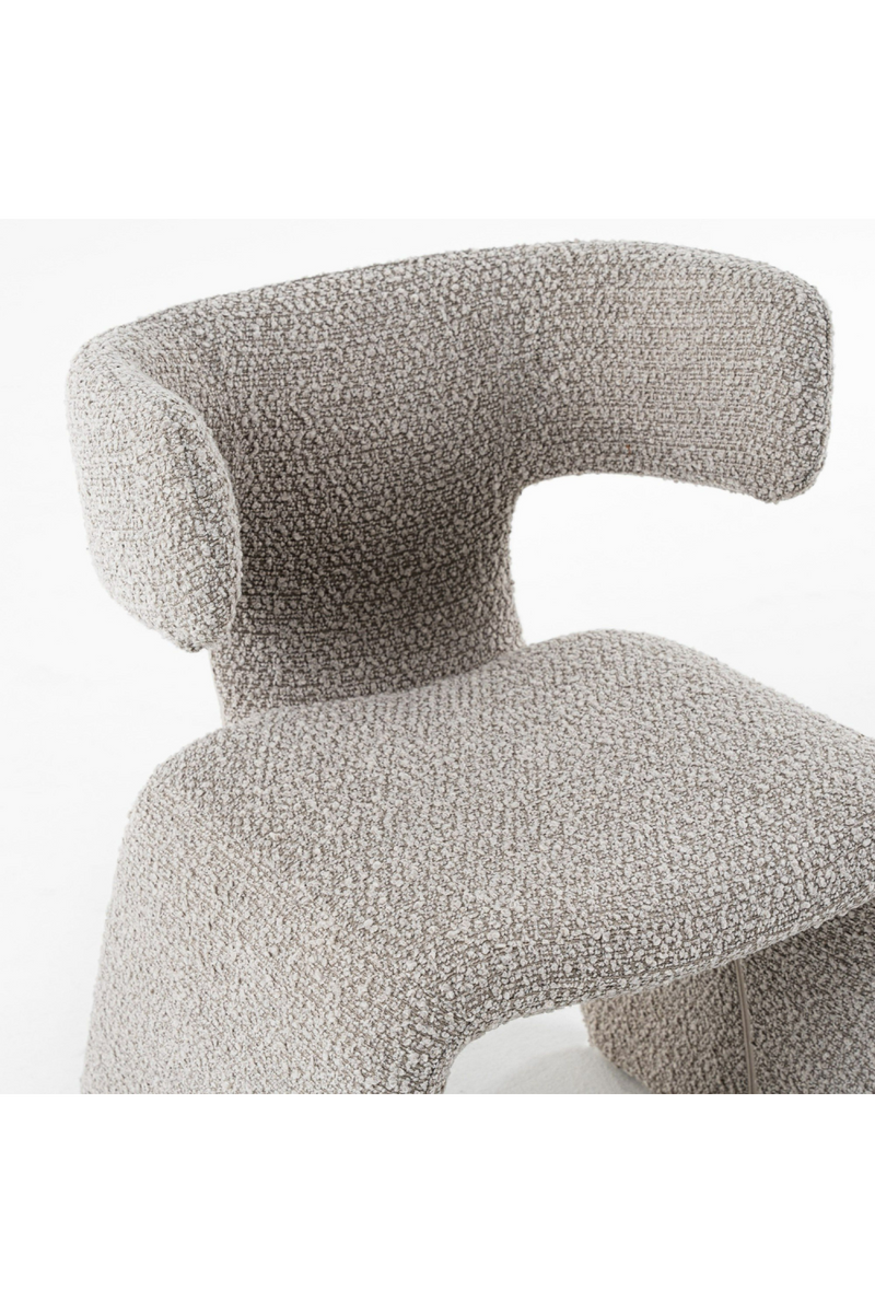 Asymmetrical Fabric Dining Chair | OROA Modern Bergman | Oroatrade.com