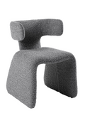 Asymmetrical Fabric Dining Chair | OROA Modern Bergman