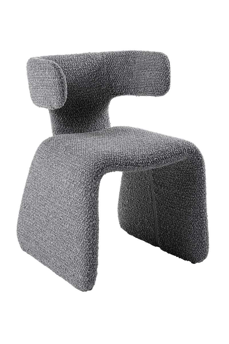 Asymmetrical Fabric Dining Chair | OROA Modern Bergman