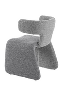 Asymmetrical Fabric Dining Chair | OROA Modern Bergman | Oroatrade.com