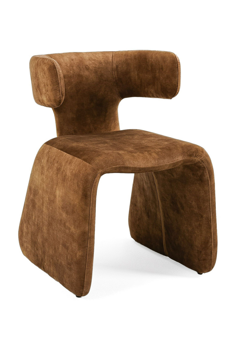 Asymmetrical Velvet Dining Chair | OROA Modern Bergman | Oroatrade.com