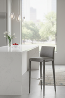 Gray Fabric Bar Stool | OROA Modern Medford | Oroatrade.com