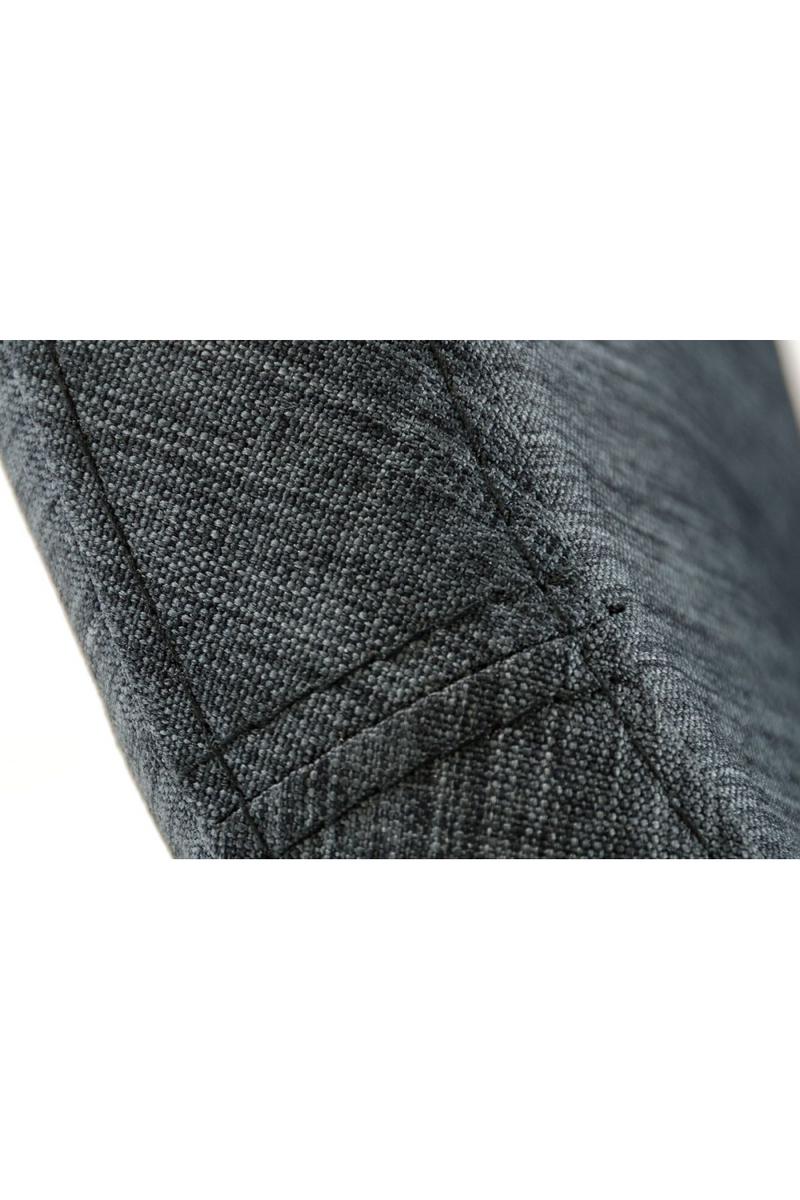 Rosegold Frame Gray Dining Chairs (2) | OROA Modern Ashland | Oroatrade.com