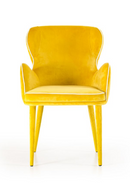 Yellow Fabric Dining Chair | OROA Modern Tigard | Oroatrade.com