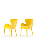 Yellow Fabric Dining Chair | OROA Modern Tigard | Oroatrade.com