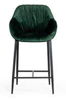 Green Velvet Bar Stool | OROA Modern Katrina | Oroatrade.com