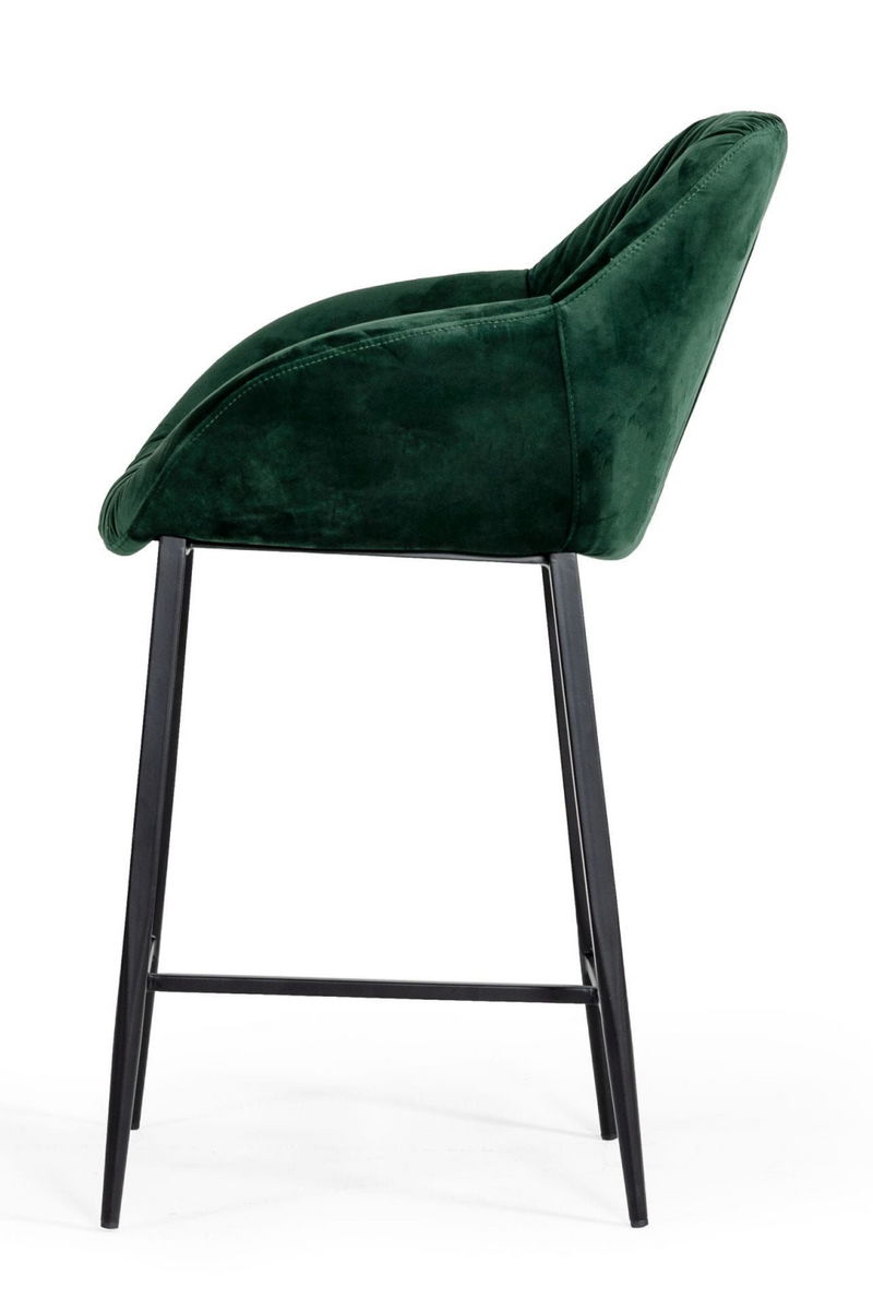 Green Velvet Bar Stool | OROA Modern Katrina | Oroatrade.com