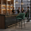 Green Velvet Bar Stool | OROA Modern Katrina | Oroatrade.com