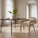 Fabric Upholstered Dining Chair | OROA Modern Mundra