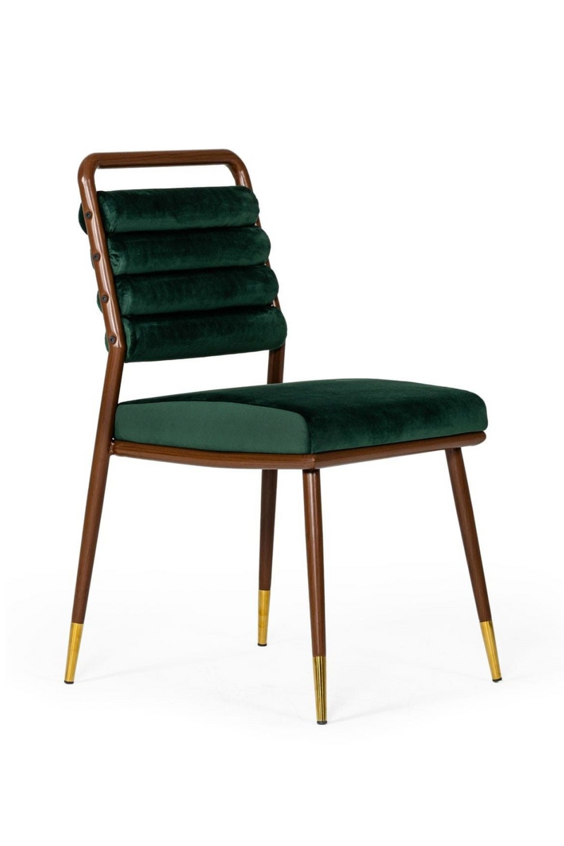 Green Velvet Tufted Dining Chair | OROA Modern Biscay | Oroatrade.com