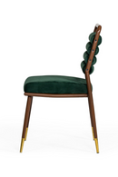Green Velvet Tufted Dining Chair | OROA Modern Biscay | Oroatrade.com