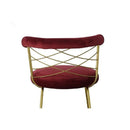Red Velvet Bar Stool | OROA Modern Dakin | Oroatrade.com