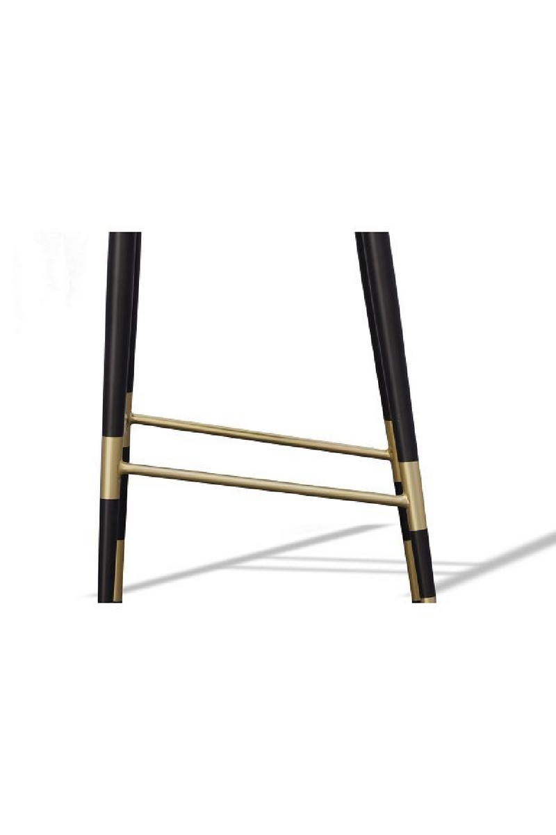 Green Velvet Curved Bar Stool | OROA Modern Adak | Oroatrade.com