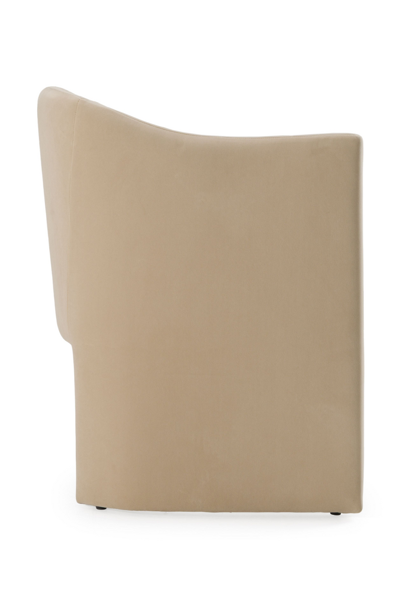 Velvet Curved Dining Chair | OROA Modern Danube | Oroatrade.com