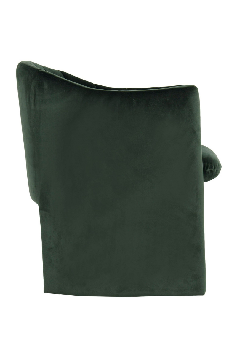 Velvet Curved Dining Chair | OROA Modern Danube | Oroatrade.com