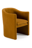 Velvet Curved Dining Chair | OROA Modern Danube | Oroatrade.com