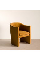 Velvet Curved Dining Chair | OROA Modern Danube | Oroatrade.com