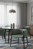 Light Green Velvet Dining Chair | OROA Modern Belcaro | Oroatrade.com