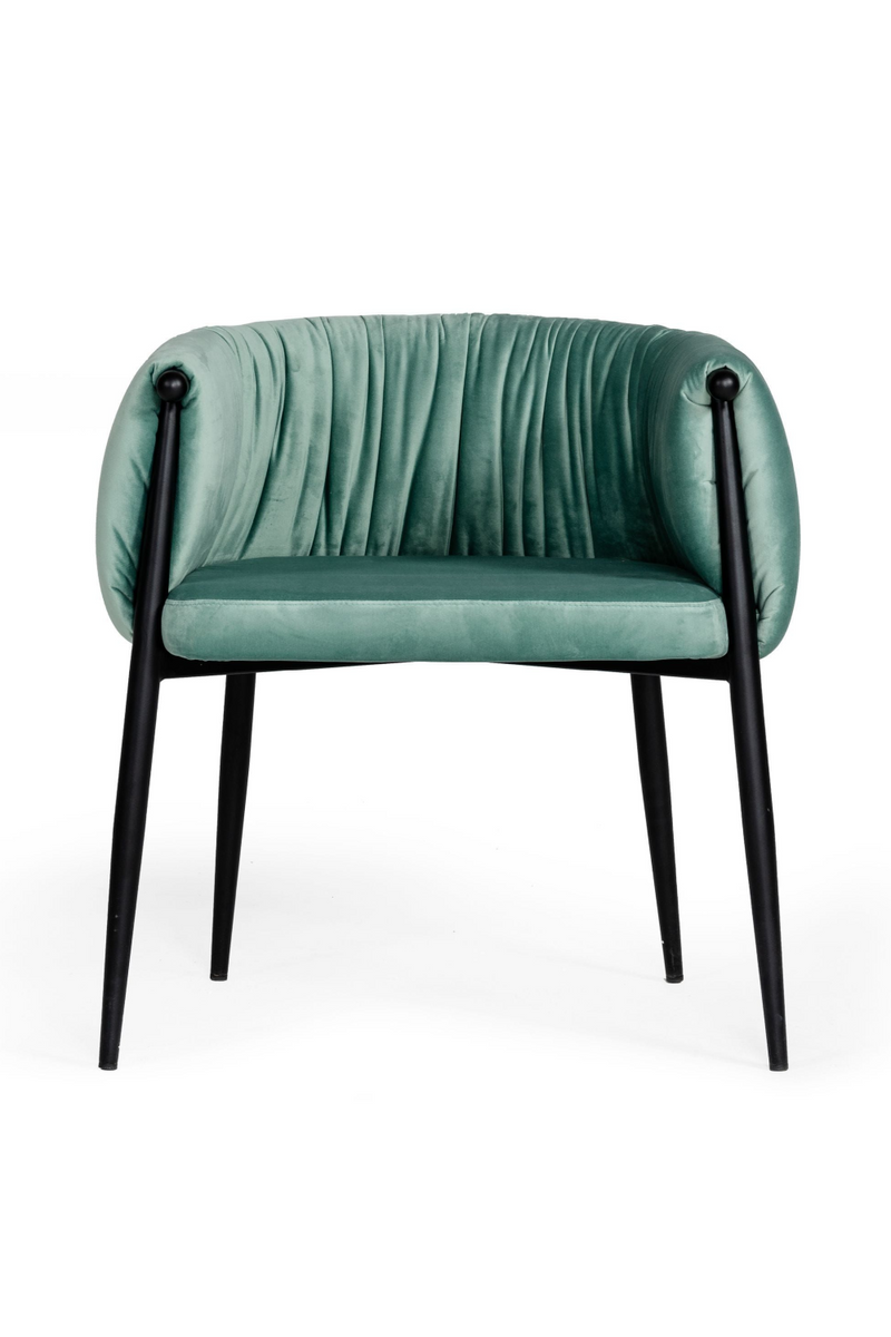 Light Green Velvet Dining Chair | OROA Modern Belcaro | Oroatrade.com