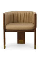 Tan Vegan Leather Dining Chair | OROA Modern Elati | Oroatrade.com
