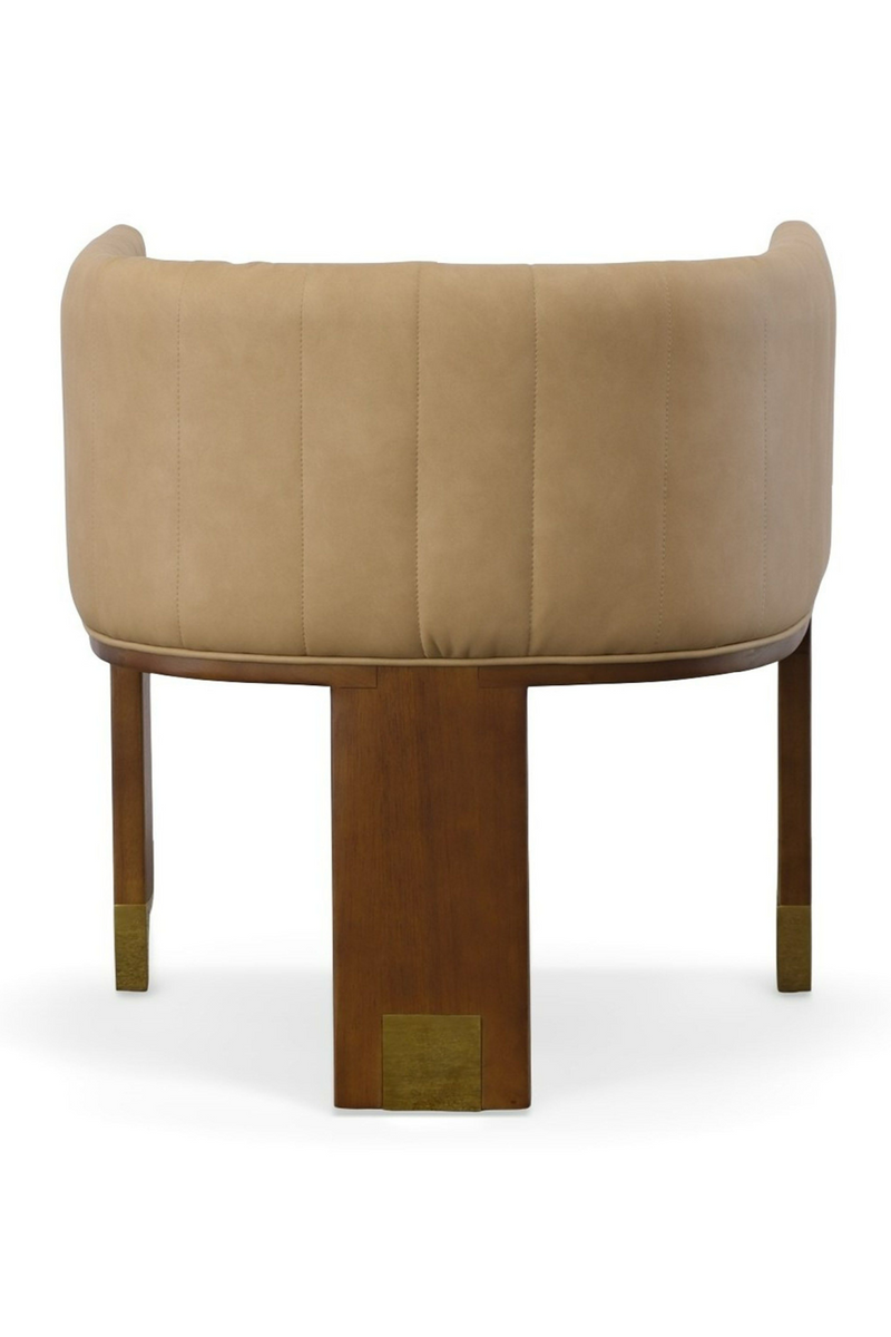 Tan Vegan Leather Dining Chair | OROA Modern Elati | Oroatrade.com
