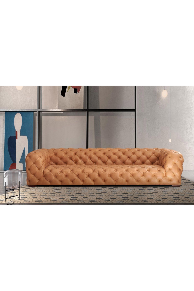Tufted Leather Sofa | OROA Modern Dexter | Oroatrade..com