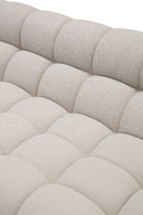 Beige Tufted Curved Sectional Sofa | OROA Modern Yolonda | Oroatrade.com
