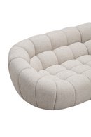 Beige Tufted Curved Sectional Sofa | OROA Modern Yolonda | Oroatrade.com