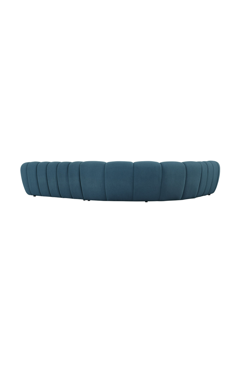 Tufted Teal Sectional Sofa | OROA Modern Yolonda | Oroatrade.com
