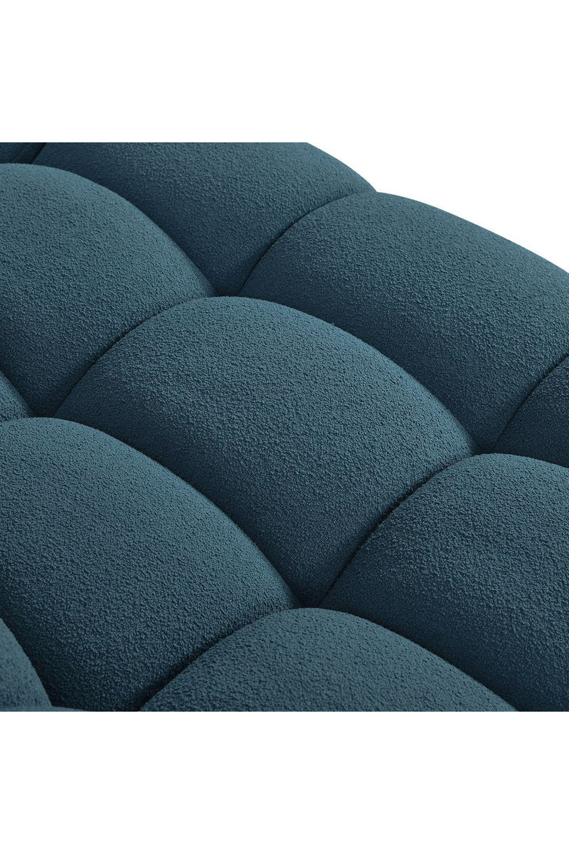 Tufted Teal Sectional Sofa | OROA Modern Yolonda | Oroatrade.com