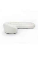 White Curved Sectional Sofa | OROA Modern Yolonda | Oroatrade.com
