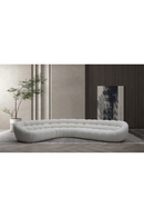 White Curved Sectional Sofa | OROA Modern Yolonda | Oroatrade.com