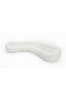 White Curved Sectional Sofa | OROA Modern Yolonda | Oroatrade.com
