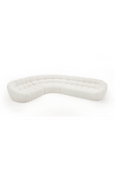 White Curved Sectional Sofa | OROA Modern Yolonda | Oroatrade.com