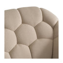 Hexagonal Tufted Queen Bed | OROA Modern Yolonda