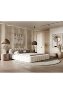 Hexagonal Tufted Queen Bed | OROA Modern Yolonda | Oroatrade.com