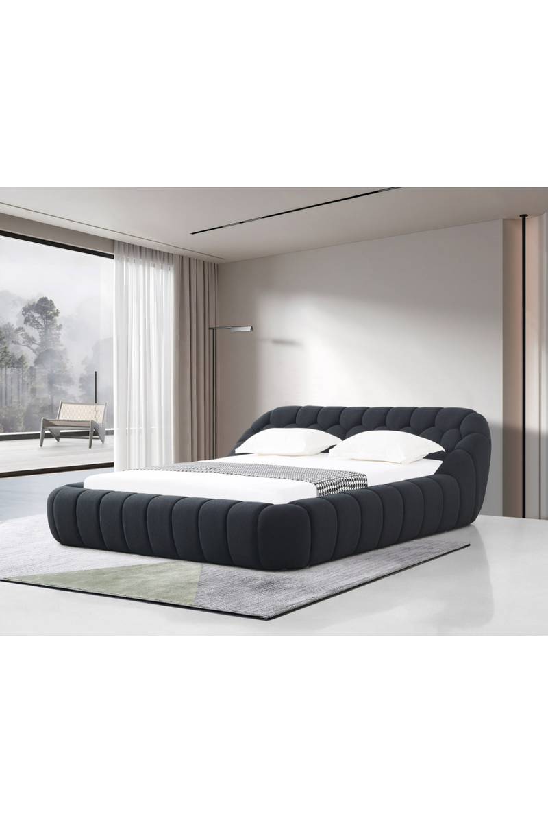 Hexagonal Tufted Queen Bed | OROA Modern Yolonda | Oroatrade.com