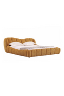 Upholstered Panel Camel Headboard Bed | OROA Modern Janine | Oroatrade.com
