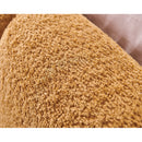 Upholstered Panel Camel Headboard Bed | OROA Modern Janine