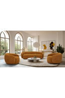 3-Seater Orange Sofa | OROA Modern Andrew | Oroatrade.com
