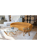 3-Seater Orange Sofa | OROA Modern Andrew | Oroatrade.com