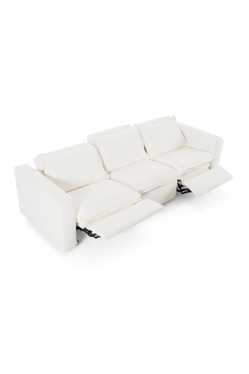 White Recliner Sofa | OROA Modern Almagre | Oroatrade.com