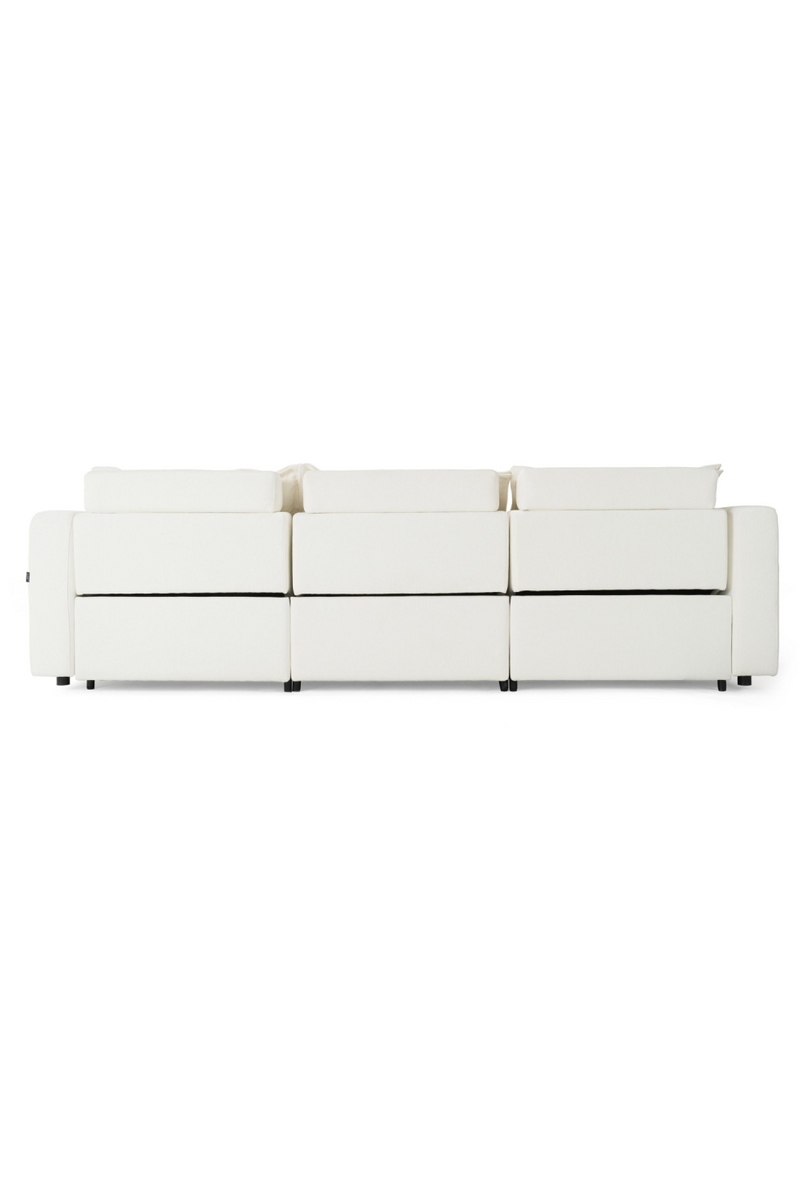 White Recliner Sofa | OROA Modern Almagre | Oroatrade.com
