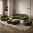 Green Tufted Sofa Set | OROA Modern Yolonda