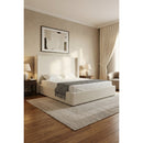 White Teddy Fabric Bed | OROA Modern Byrne | Oroatrade.com